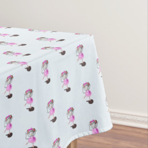 Ballerina Mouse Tablecloth Ballet Dance
