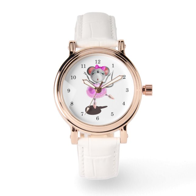 Ballerina Mouse Watch Fun Painting (Front)