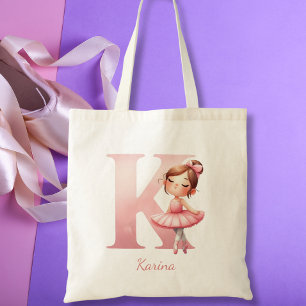 Ballerina Name Tote Bag