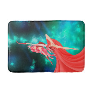 Ballerina Night Sky Bath Mat