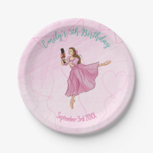Ballerina Nutcracker Girl Birthday Party Paper Plate