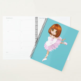 Ballerina on Blue Planner