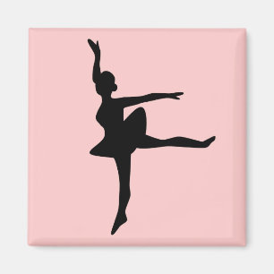Ballerina on Blush Magnet