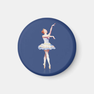 Ballerina On Pointe Customisable Magnet