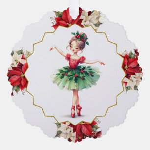 Ballerina Paper Ornament