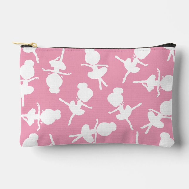 Ballerina Pattern, Ballet Girls, Ballet Dance Accessory Pouch (Front)