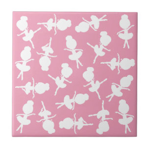 Ballerina Pattern, Ballet Girls, Ballet Dance Ceramic Tile