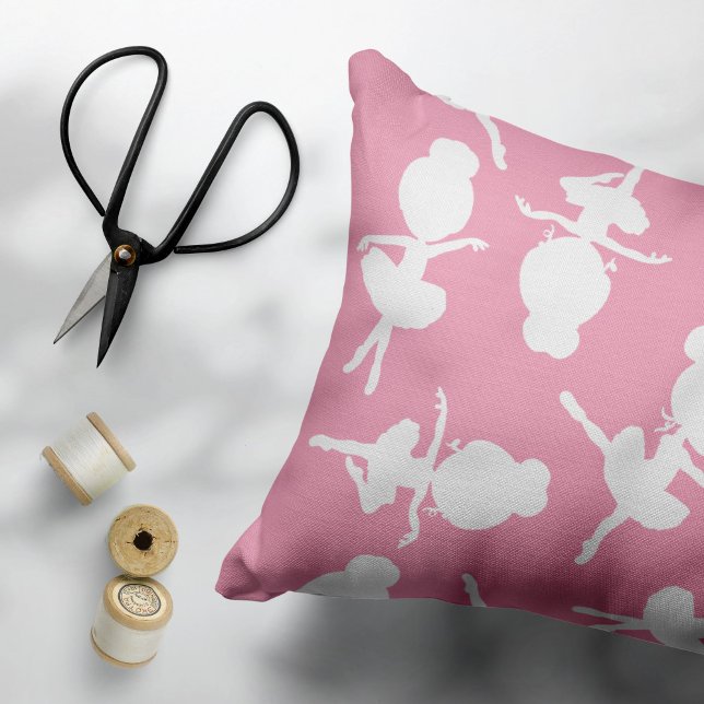 Ballerina Pattern, Ballet Girls, Ballet Dance Decorative Cushion (Creator Uploaded)