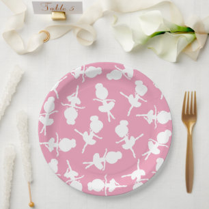 Ballerina Pattern, Ballet Girls, Ballet Dance Paper Plate