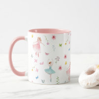 Ballerina Pattern   Mug