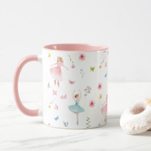 Ballerina Pattern   Mug
