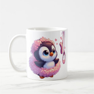Ballerina Penguin Dreams Coffee Mug