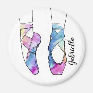 Ballerina Personalised Ballet Magnet