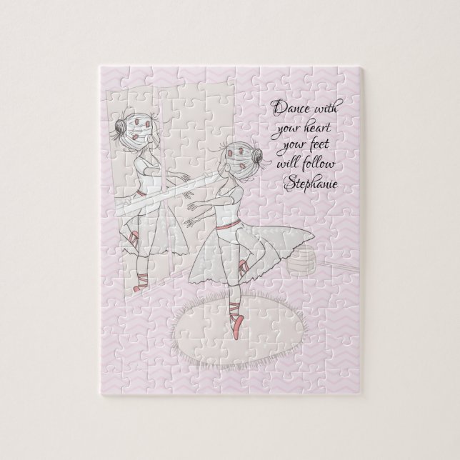 Ballerina Personalised Jigsaw Puzzle (Vertical)