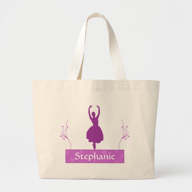 Ballerina Personalised Tote Bag (Front)