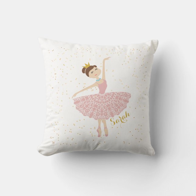 ballerina personalized cushion (Front)