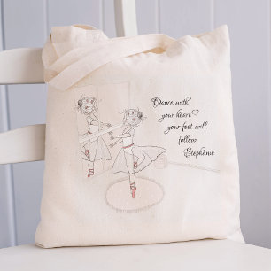 Ballerina Personalized Tote Bag