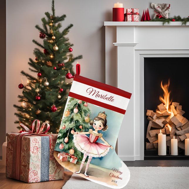 Ballerina Princess Christmas Stocking (Creator Uploaded)