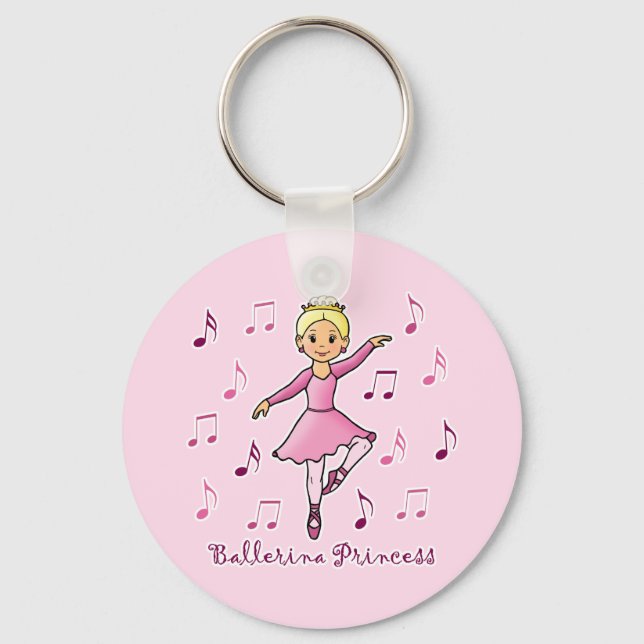 Ballerina Princess Key Ring (Front)