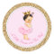Ballerina Princess Pink Gold Baby Shower