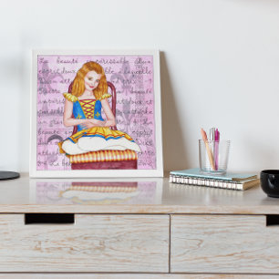 Ballerina Quiet Spirit Scripture Poster