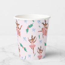 Ballerina Reindeer and Bows Christmas