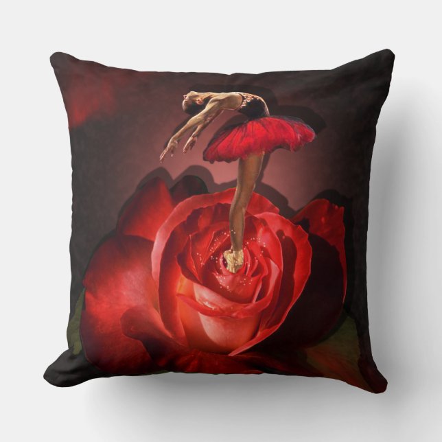 Ballerina Rose - Pillow (Front)