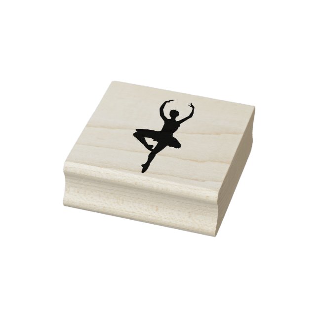 Ballerina Rubber Stamp (Stamp)
