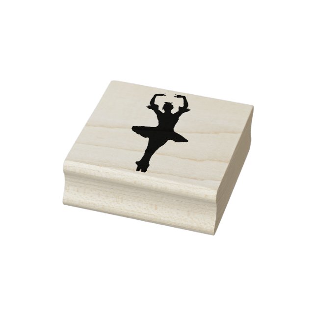 Ballerina Rubber Stamp (Stamp)