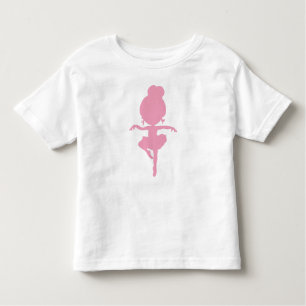 Ballerina Silhouette, Ballet Girl, Ballet Dancer Toddler T-Shirt