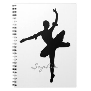 Ballerina Silhouette Notebook