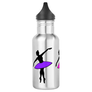 Ballerina Silhouette Tutu Dance Teacher Ballet 532 Ml Water Bottle