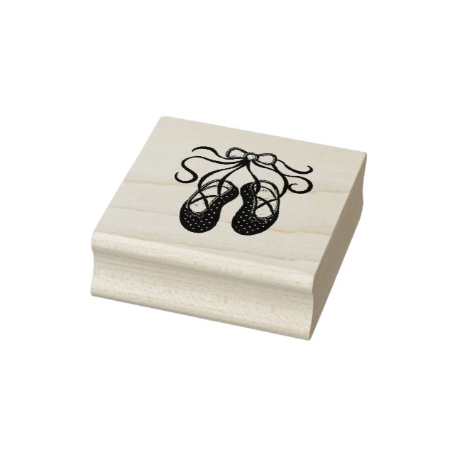 Ballerina Slippers Rubber Stamp (Stamp)