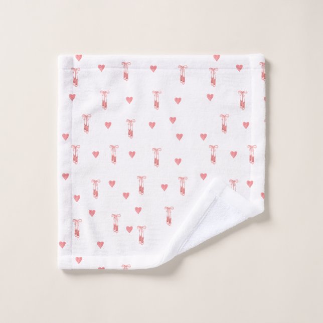 Ballerina Slippers Sweet16 Grandaughter Girl's  Wash Cloth (Wash Cloth)