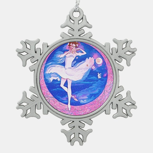 BALLERINA SNOW FLAKE ORNAMENT (Front)