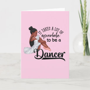 Ballerina Sparkle Holiday Card