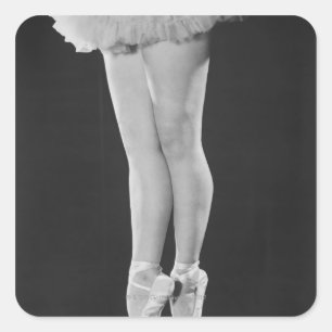 Ballerina Square Sticker