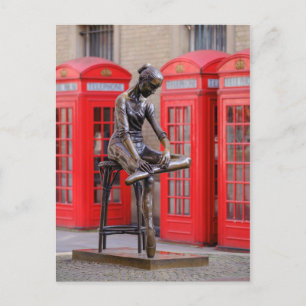 Ballerina Statue, Covent Garden London Postcard