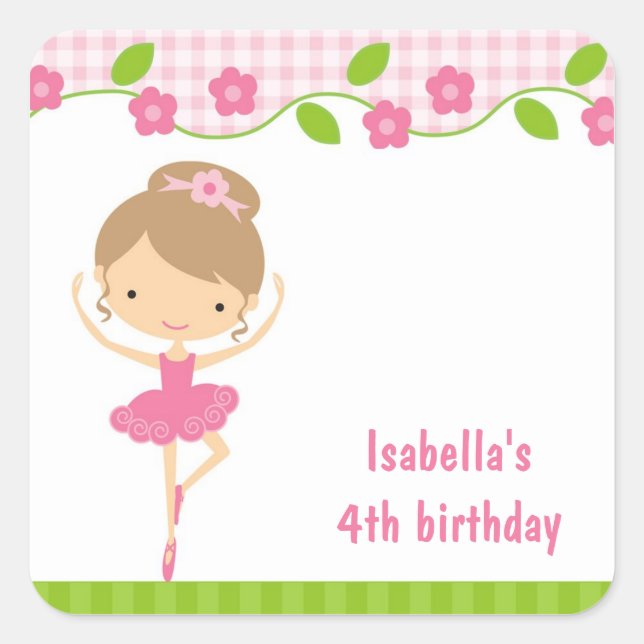 Ballerina Sticker (Front)