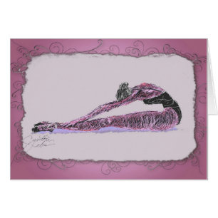 Ballerina Stretching In Pink