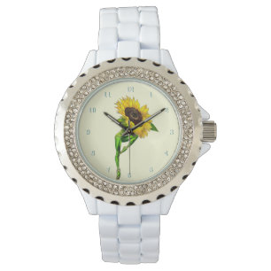 Ballerina Sunflower Ballet Dancer Watch Gift