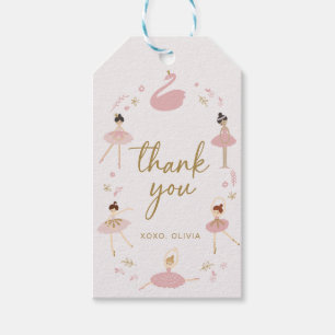 Ballerina Thank You Tag • Ballet Gift Tag 1