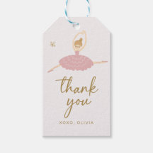 Ballerina Thank You Tag • Ballet Thank You Tag