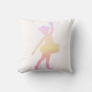 Ballerina throw pillow. cushion