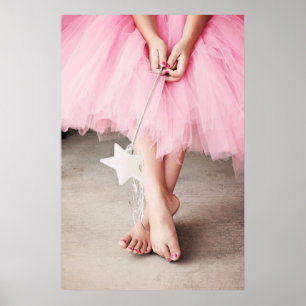 Ballerina Toes Poster