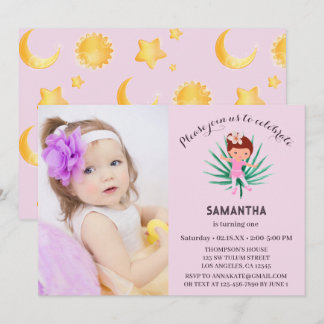 Ballerina Tropical Life Invitation