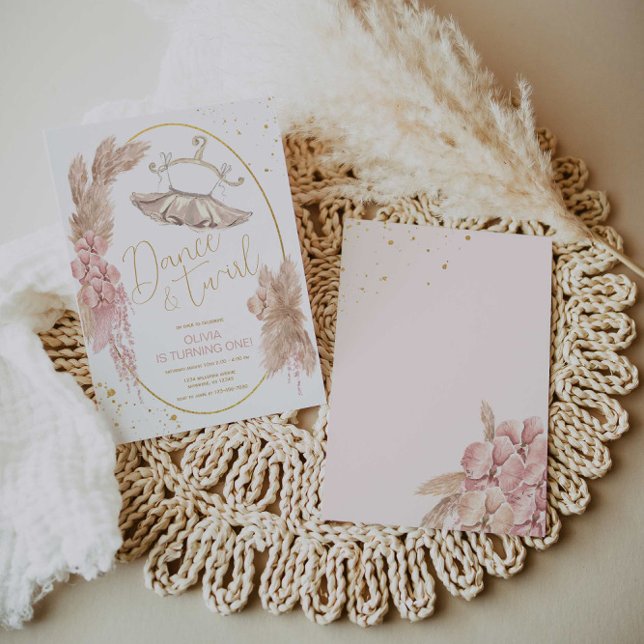 Ballerina Tutu Birthday Party Invitation (Creator Uploaded)