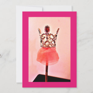 Ballerina Wand Invitation