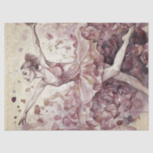Ballerina Watercolor Decoupage Tissue Paper