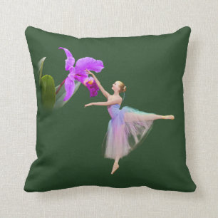 Ballerina with Orchid Cushion